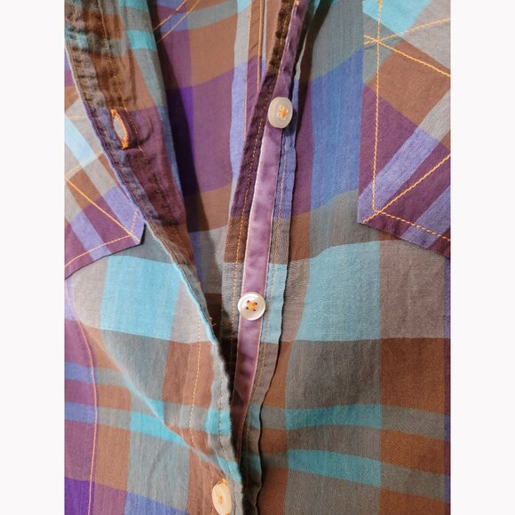 Women's Arnold Zimberg Plaid Shirt (S) - Picture 5 of 9